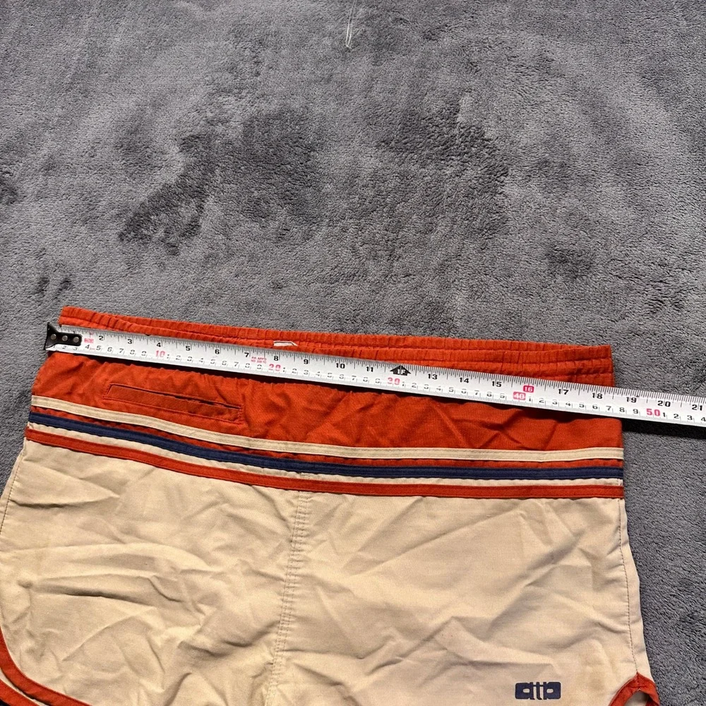 Vintage Sprinter Shorts Mens M atb Tan Orange Vintage 70s Gym Track Running